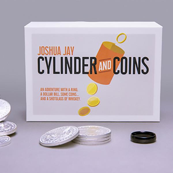 Cylinder and Coins (Gimmicks and Online Instructions) by Joshua Jay