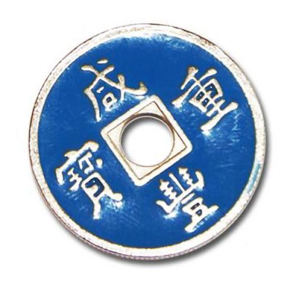 Chinese Coin Blue (half dollar size)
